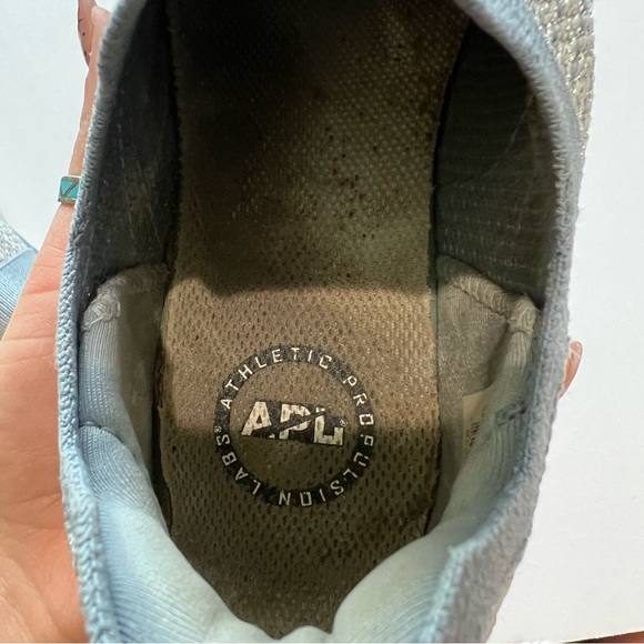 APL Techloom Bliss Sneaker Mesh Knit Light Blue Slip On Womens Sz 6.5 Eur 36.5 - Picture 13 of 15